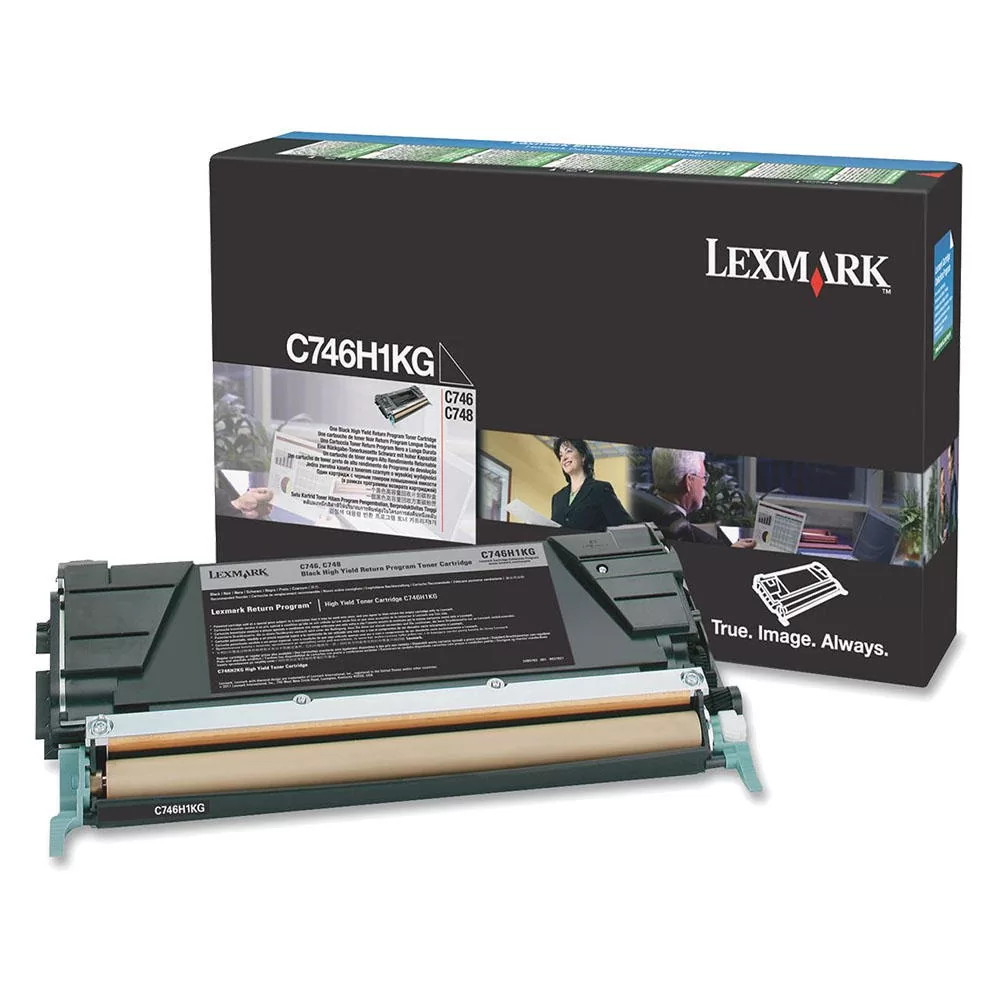 Lexmark toner cartridge return black (C746H1KG, 0C746H1KG) 12K 3 Lexmark toner cartridge return black (C746H1KG, 0C746H1KG) 12K