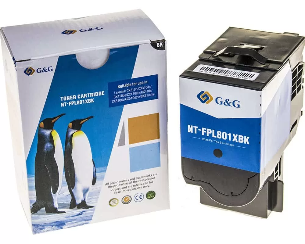 G&G™ Premium Lexmark CS310/410/510 Συμβατό Toner Black 4K (70C2HK0) 3 G&G™ Premium Lexmark CS310/410/510 Συμβατό Toner Black 4K (70C2HK0)