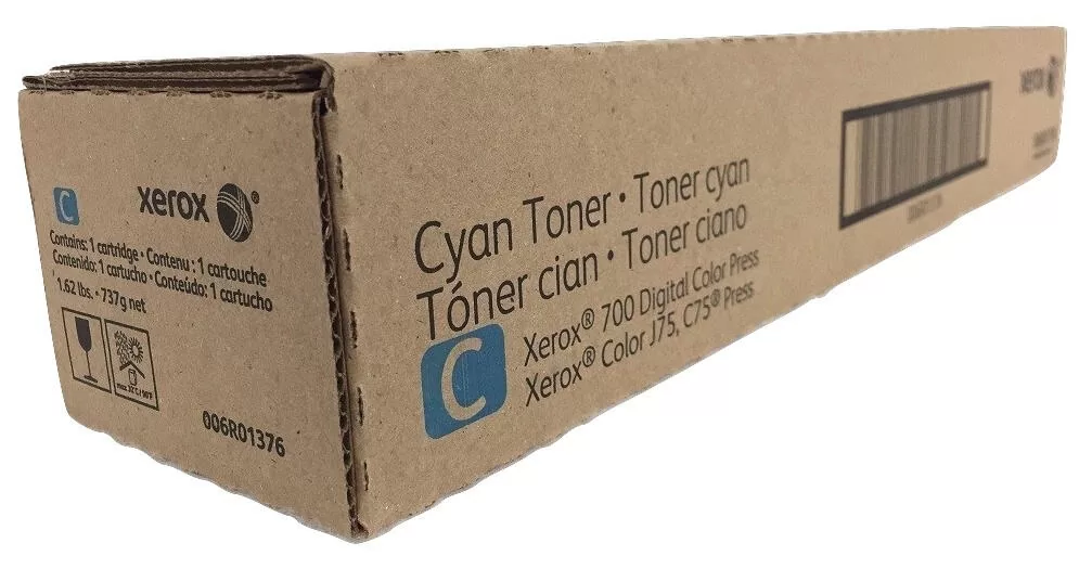 XEROX 700 Laser Toner Cartridge Cyan 22K (006R01376) 3 XEROX 700 Laser Toner Cartridge Cyan 22K (006R01376)