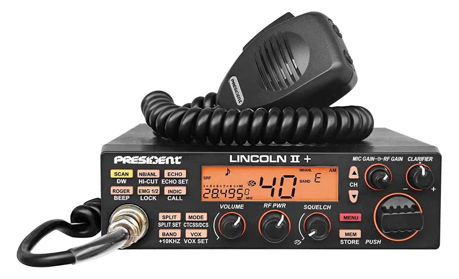 PRESIDENT LINCOLN II + (V3) Πολυκαναλικό Amater Radio AM / FM / LSB / USB / CW 3 PRESIDENT LINCOLN II + (V3) Πολυκαναλικό Amater Radio AM / FM / LSB / USB / CW