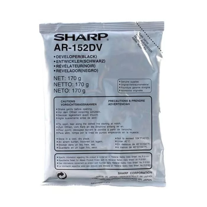 Sharp (AR152DV,AR-152DV)Developer Black, AR121, AR122 3 Sharp (AR152DV,AR-152DV)Developer Black, AR121, AR122