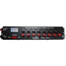 KDC-3 Power Block DC Junction Box with voltage meter 15 amp multi-outlet