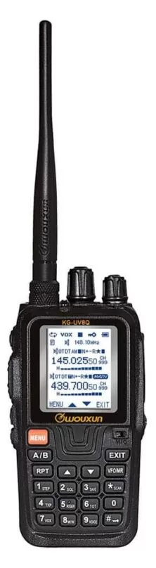 WOUXUN KG-UV8Q VHF/UHF Ασύρματος Πομποδέκτης + 1700 MAH 5W