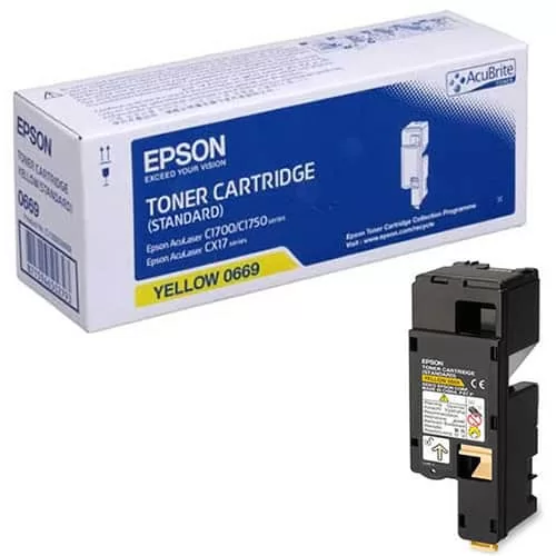 Epson toner cartridge yellow (C13S050669, 0669) 3 Epson toner cartridge yellow (C13S050669, 0669)