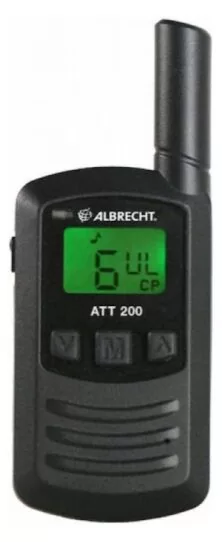 Albrecht ATT 200 Mini ασύρματος πομποδέκτης PMR446 (walkie-talkie)