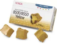 Xerox Print Cartridge Yellow (108R00671, 108R671) PHASER 8500/8550 SOLID INK 3STICKS 1 Xerox Print Cartridge Yellow (108R00671, 108R671) PHASER 8500/8550 SOLID INK 3STICKS