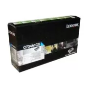 Lexmark toner cartridge return cyan (C734A1CG, 0C734A1CG) ,6K 1