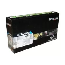 Lexmark toner cartridge return cyan (C734A1CG, 0C734A1CG) ,6K