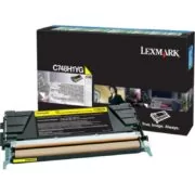 Lexmark toner cartridge return yellow (C748H1YG, 0C748H1YG) ,10K