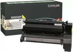 Lexmark toner cartridge yellow (15G042Y) 15K