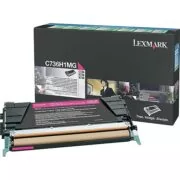 Lexmark toner cartridge return magenta C736 (C736H1MG, 0C736H1MG) , 10K