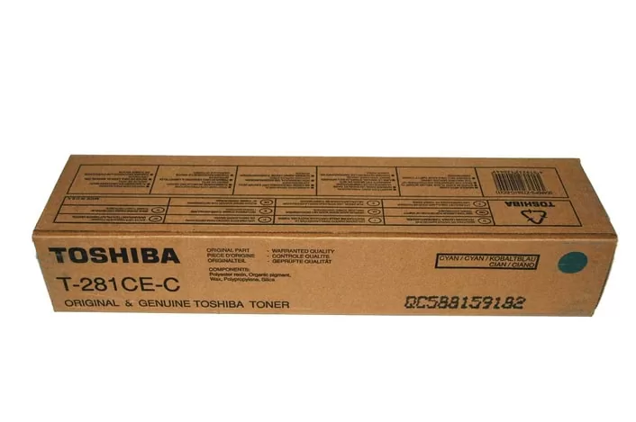 Toshiba toner cartridge cyan T-281CEC 6AK00000046 3 Toshiba toner cartridge cyan T-281CEC 6AK00000046