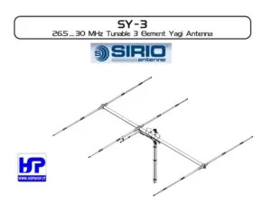 SIRIO SY-3 Κεραία CB Βάσεως - YAGI 3 Στοιχείων SY27/3