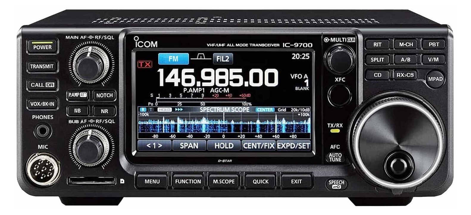 ICOM ΠΟΜΠΟΔΕΚΤΕΣ ΒΑΣΕΩΣ IC-9700 VHF/UHF/1.2 GHz Transceiver IC9700