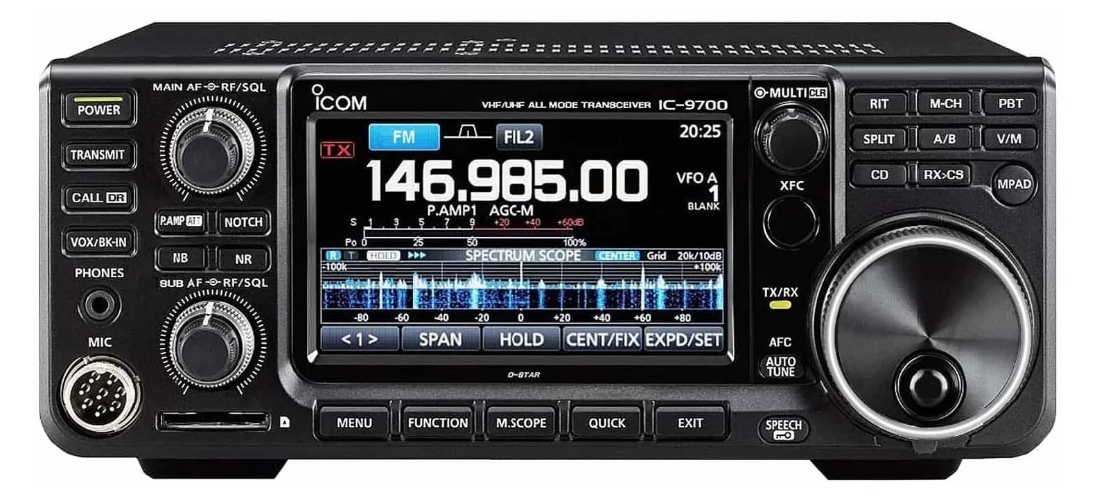 ICOM ΠΟΜΠΟΔΕΚΤΕΣ ΒΑΣΕΩΣ IC-9700 VHF/UHF/1.2 GHz Transceiver IC9700