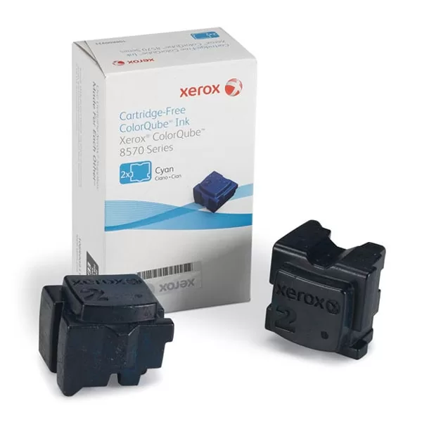 XEROX SOLID INK twin pack cyan (108R00931, 108R931) 4.4K COLOR QUBE 8750 3 XEROX SOLID INK twin pack cyan (108R00931, 108R931) 4.4K COLOR QUBE 8750