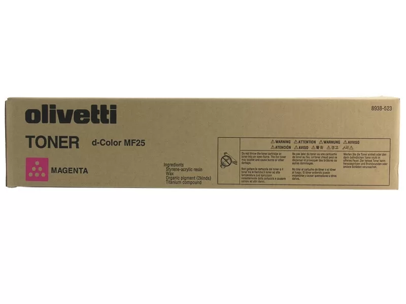 Olivetti B0535, Toner Cartridge Magenta, D-Color MF25- Original 3 Olivetti B0535, Toner Cartridge Magenta, D-Color MF25- Original