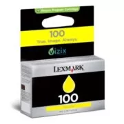 Original Lexmark 100 Yellow Ink Cartridge (14N0902E) 200pgs 1 Original Lexmark 100 Yellow Ink Cartridge (14N0902E) 200pgs