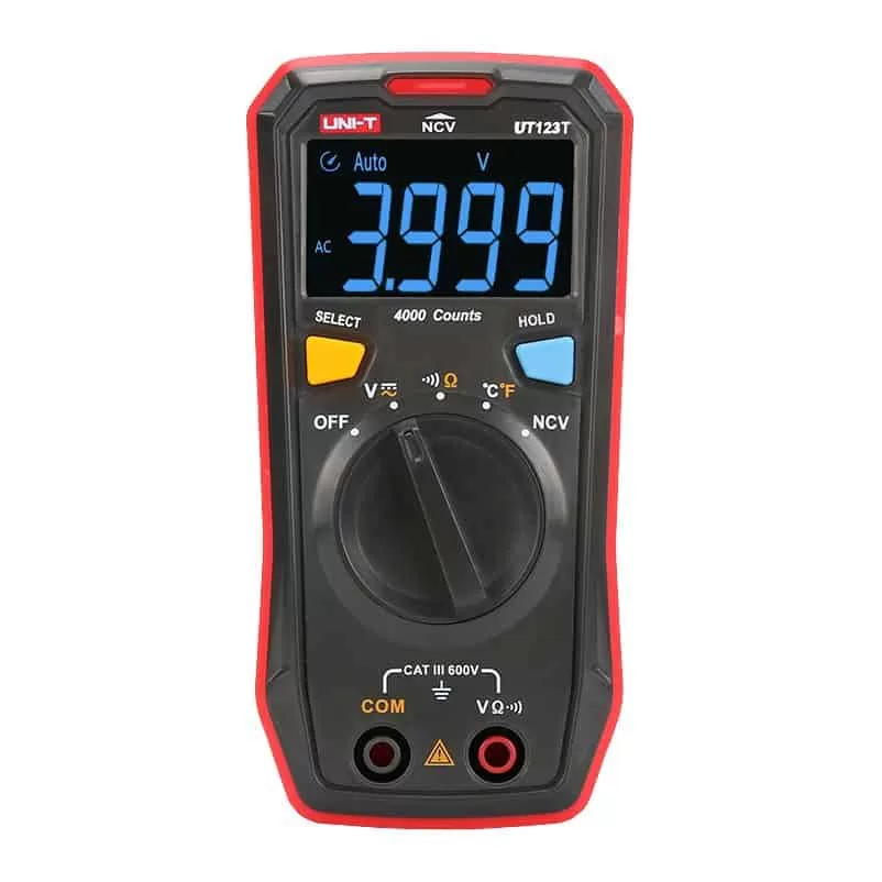 Uni-T UT-123T Ψηφιακό πολύμετρο μικρού μεγέθους 3 Uni-T UT-123T Ψηφιακό πολύμετρο μικρού μεγέθους