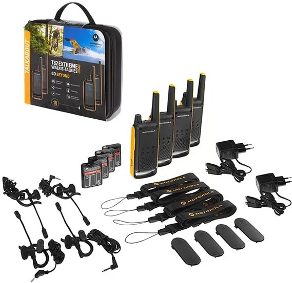 Motorola Talkabout T82 Extreme Quad Pack 4 Motorola Talkabout T82 Extreme Quad Pack - Image 2