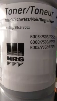 Original NRG Toner Black 6002 6005 6008 7502 7505 7508 P7575 P 7575
