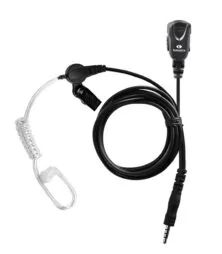Komunica PWR-TUB-PKT23 Μικροακουστικό Σιλικόνης με διάφανο σπιράλ και μικρόφωνο πέτου