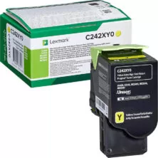 Lexmark toner cartridge return yellow (C242XY0, 0C242XY0) ,3.5K