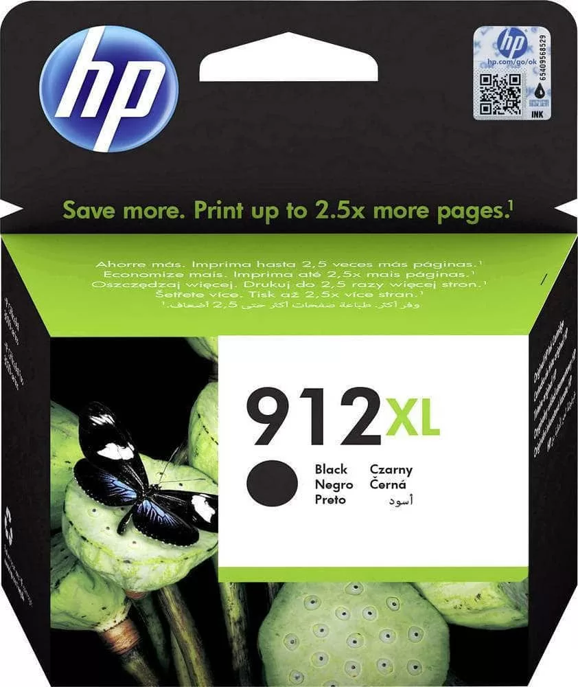 HP 912XL printcartridge Black 825σελ (3YL84AE)