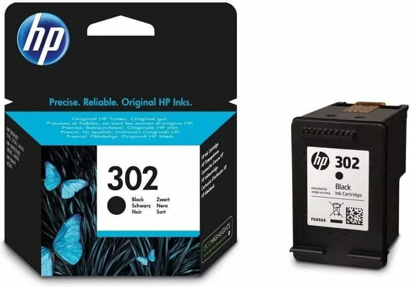 HP printcartridge black (F6U66AE, 302)  190Pgs