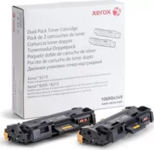 XEROX B205/210/215 TONER BLACK DUAL PACK (106R04349 ,106R4349) 3K