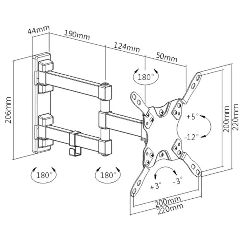 LDA21-223 ΒΑΣΗ ΓΙΑ LCD-TV BRATECK 4 LDA21-223 ΒΑΣΗ ΓΙΑ LCD-TV BRATECK - Image 2