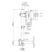 Βάση Στήριξης LCD/TV Ρυθμιζόμενη (LDT24-C01) 2