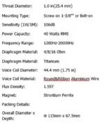 KODA KDT-512 TWEETER HXEIOY 6 KODA KDT-512 TWEETER HXEIOY 2