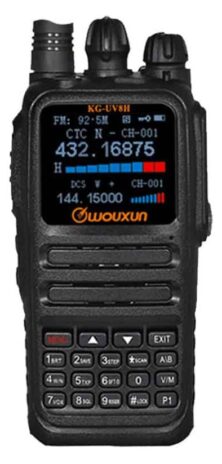 WOUXUN KG-UV8H VHF/UHF Ασύρματος Πομποδέκτης + 3200 MAH 10W