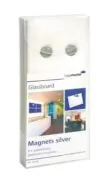 Legamaster Μαγνήτες για Glassboard ασημί χρώμα 6τμχ (181700) 1 Legamaster Μαγνήτες για Glassboard ασημί χρώμα 6τμχ (181700)