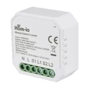 HOM-IO SMART ΔΙΑΚΟΠΤΗΣ 2 ΚΑΝΑΛΙΩΝ 1 HOM-IO SMART ΔΙΑΚΟΠΤΗΣ 2 ΚΑΝΑΛΙΩΝ