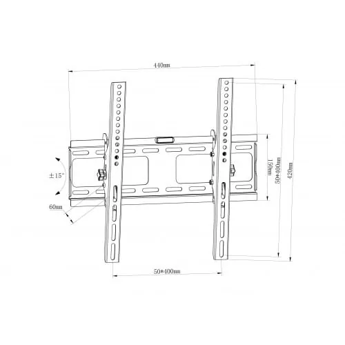 LCD 4040 Βάση τηλεόρασης 32” - 55” 4 LCD 4040 Βάση τηλεόρασης 32” - 55” - Image 2