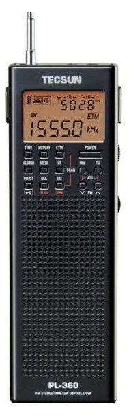 Tecsun PL-360 Ραδιόφωνο παγκοσμίου λήψεως με PLL AM/FM/LW/SW