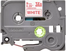 Brother TZe222 Ταινία Ετικετογράφου - 9mm x 8mm Red on White 3