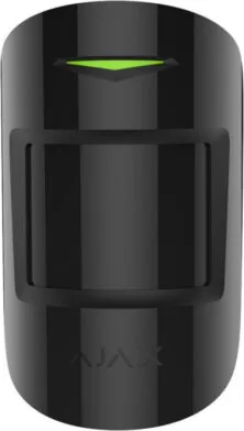 Ajax Systems CombiProtect Ανιχνευτής Κίνησης PIR & Θραύσης Κρυστάλλων με Λειτουργία Αποφυγής Κατοικίδιων Ζώων Μαύρο