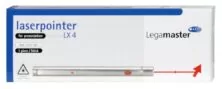 Legamaster Laserpointer LX4 Ασημένιος & με ένδειξη βελάκι - Εμβέλειας 100m