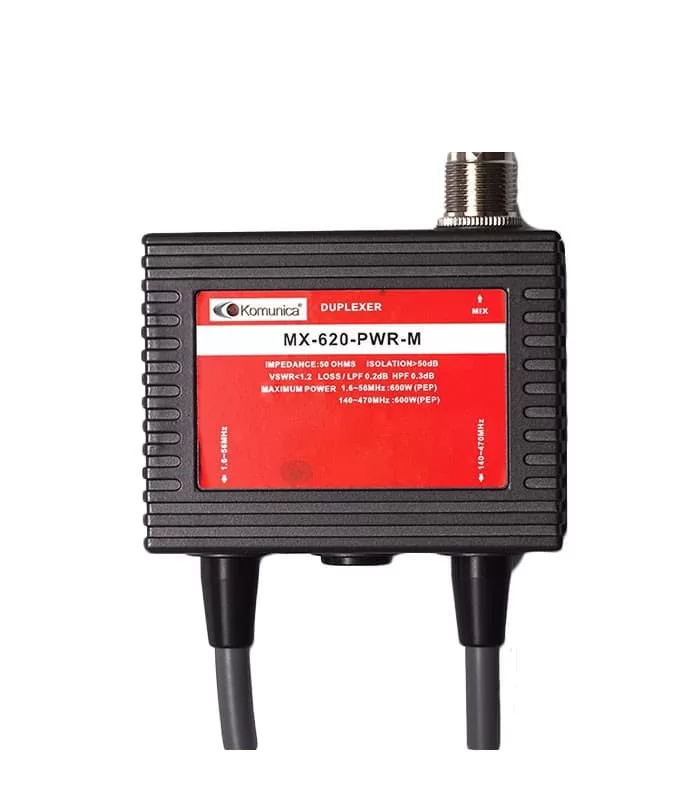 Komunica MX-620-PWR-M Duplexer 1.6-56 & 140-470MHz 3 Komunica MX-620-PWR-M Duplexer 1.6-56 & 140-470MHz