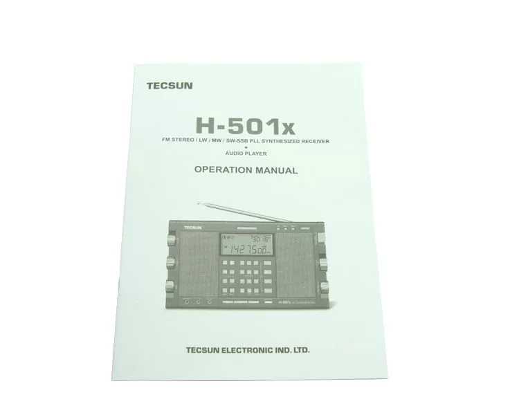 Tecsun H-501X Ραδιόφωνο Παγκοσμίου Λήψεως FM/LW/MW/SW/SSB/Bluetooth 11 Tecsun H-501X Ραδιόφωνο Παγκοσμίου Λήψεως FM/LW/MW/SW/SSB/Bluetooth - Image 9