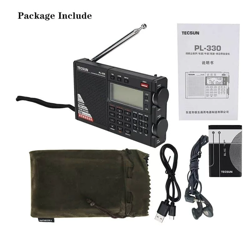 Tecsun PL-330 Ραδιόφωνο Παγκοσμίου λήψεως AM/FM/SW/SSB/DSP 5 Tecsun PL-330 Ραδιόφωνο Παγκοσμίου λήψεως AM/FM/SW/SSB/DSP - Image 3