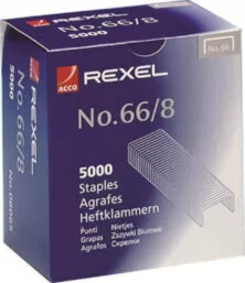 Σύρματα Συρραπτικού Rexel No.66/8  5000staples