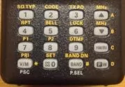 YAESU FT-60R keypad (Original) RA0613500 1