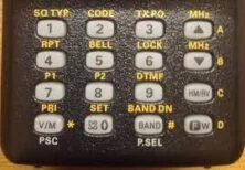 YAESU FT-60R keypad (Original) RA0613500