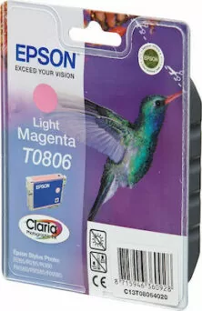 EPSON INK CARTRIDGE LIGHT MAGENTA T0806