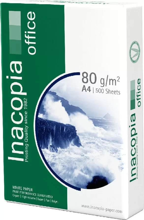 Inacopia Office Χαρτί Εκτύπωσης A4 80gr/m² 500 φύλλα