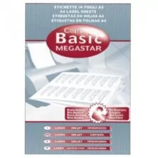 ΑΥΤΟΚΟΛΛΗΤΕΣ ΕΤΙΚΕΤΕΣ ΛΕΥΚΕΣ LP4MS-6434